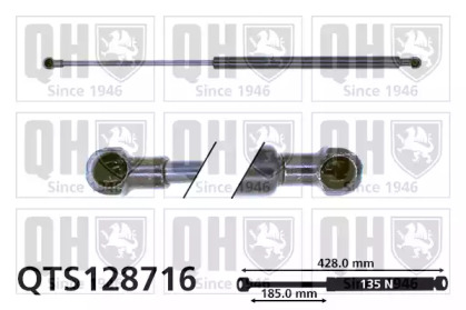 Газовая пружина QUINTON HAZELL QTS128716