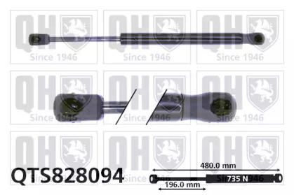 Газовая пружина QUINTON HAZELL QTS828094