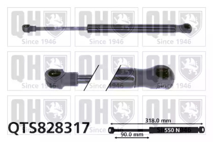 Газовая пружина QUINTON HAZELL QTS828317