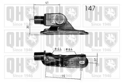 Газовая пружина QUINTON HAZELL QTS840271