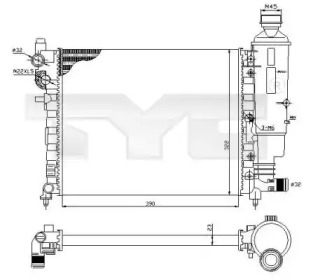 Теплообменник TYC 705-0032