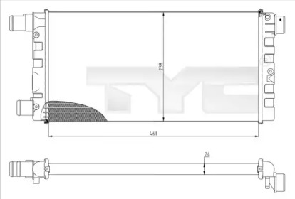 Теплообменник TYC 709-0008