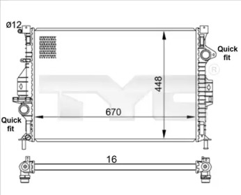 Теплообменник TYC 710-0057