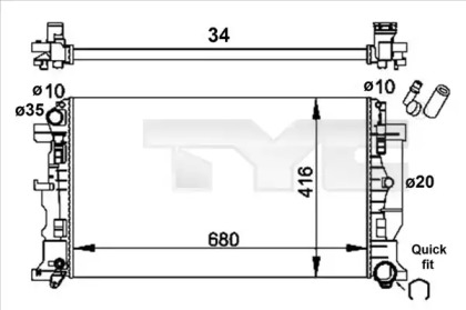 Теплообменник TYC 721-0014-R