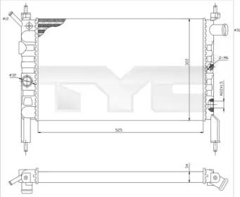 Теплообменник TYC 725-0018