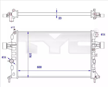 Теплообменник TYC 725-0038-R