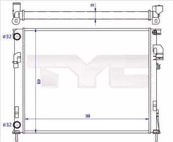 Теплообменник TYC 725-0043-R