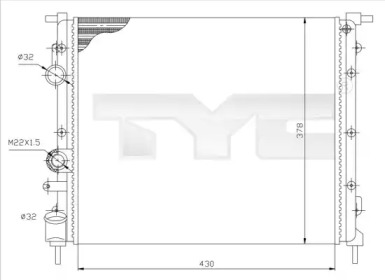 Теплообменник TYC 728-0026