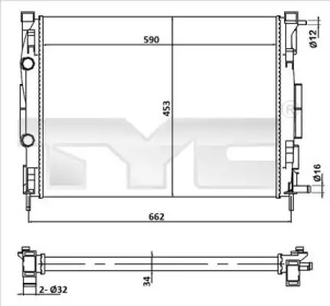 Теплообменник TYC 728-0054