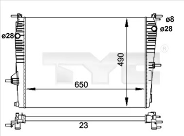 Теплообменник TYC 728-0061-R