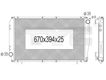 Теплообменник TYC 734-1001