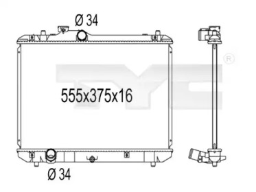 Теплообменник TYC 735-1003