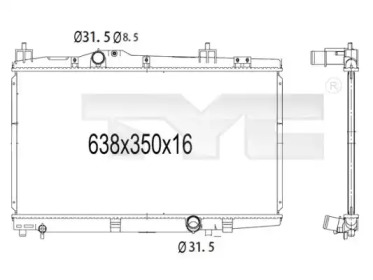 Теплообменник TYC 736-1008