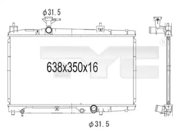 Теплообменник TYC 736-1010