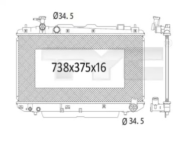 Теплообменник TYC 736-1012