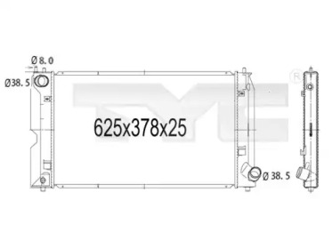 Теплообменник TYC 736-1014