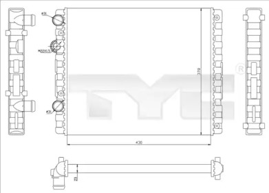 Теплообменник TYC 737-0040