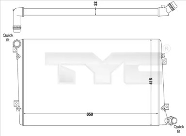 Теплообменник TYC 737-0063-R