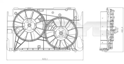 Вентилятор TYC 836-0016