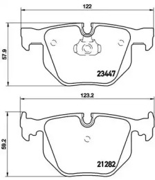 Комплект тормозных колодок BREMBO P 06 029