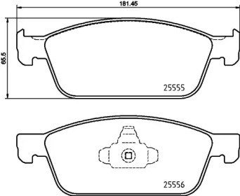 Комплект тормозных колодок BREMBO P 24 199