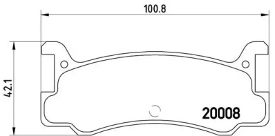 Комплект тормозных колодок BREMBO P 49 005