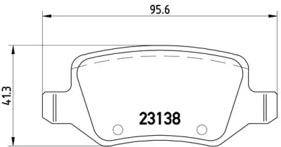 Комплект тормозных колодок BREMBO P 50 058