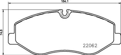 Комплект тормозных колодок BREMBO P 50 129