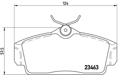 Комплект тормозных колодок BREMBO P 56 036