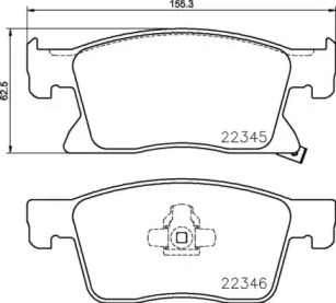 Комплект тормозных колодок BREMBO P 59 091