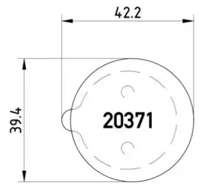 Комплект тормозных колодок BREMBO P 61 014