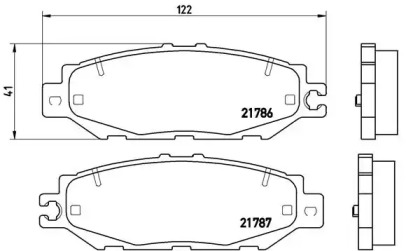 Комплект тормозных колодок BREMBO P 83 036