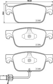 Комплект тормозных колодок BREMBO P 85 153