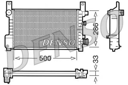 Теплообменник DENSO DRM10037