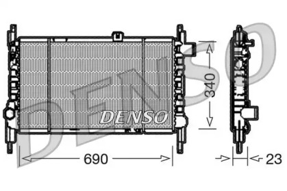 Теплообменник DENSO DRM44003