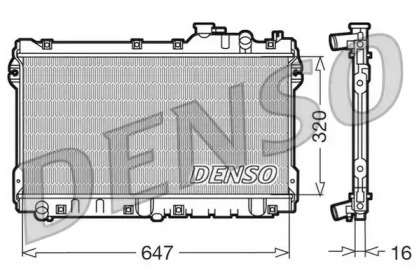 Теплообменник DENSO DRM44015