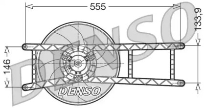 Вентилятор DENSO DER09017