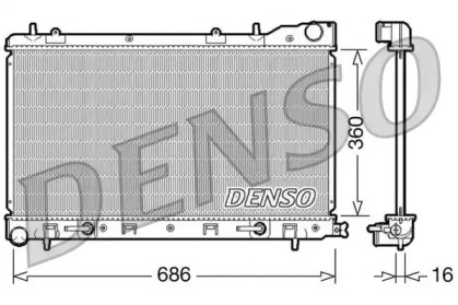 Теплообменник DENSO DRM36001