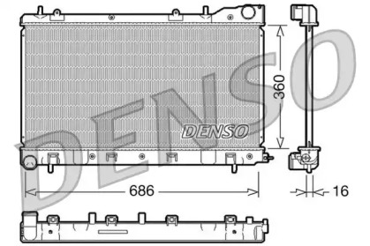 Теплообменник DENSO DRM36004