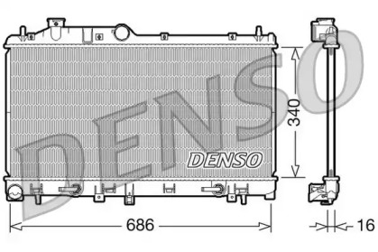 Теплообменник DENSO DRM36008