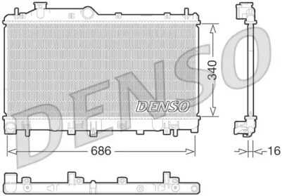 Теплообменник DENSO DRM36013