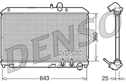 Теплообменник DENSO DRM44012