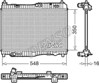 Теплообменник DENSO DRM10006