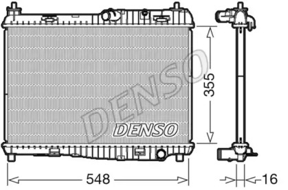 Теплообменник DENSO DRM10043