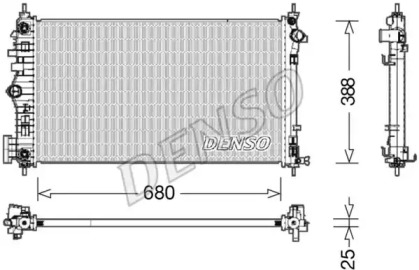 Теплообменник DENSO DRM15007