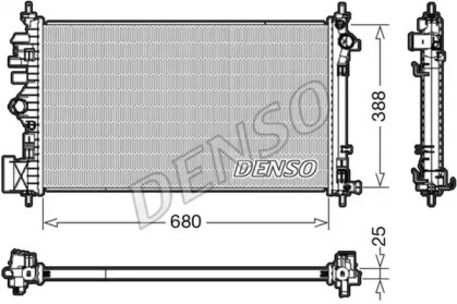 Теплообменник DENSO DRM20107