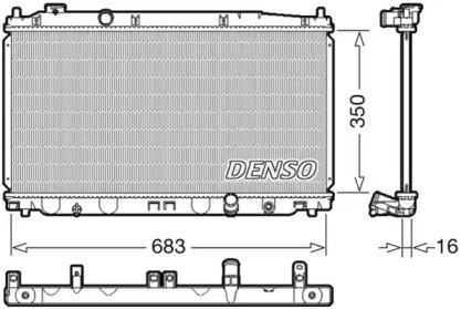 Теплообменник DENSO DRM40035