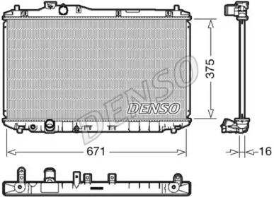 Теплообменник DENSO DRM40037