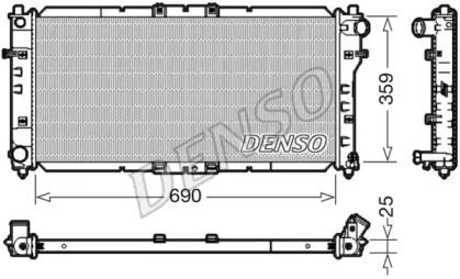 Теплообменник DENSO DRM44030