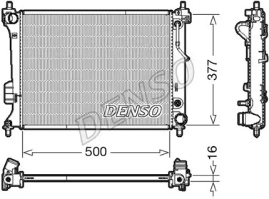 Теплообменник DENSO DRM41013